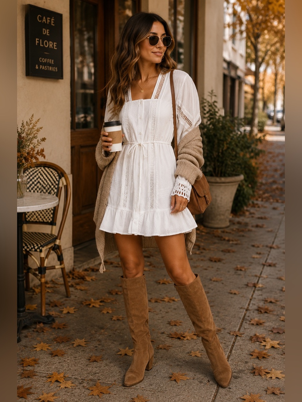 The Kooples Paris White Cotton Lace Mini Dress – NWT – Size 1 – $345 Retail -$69